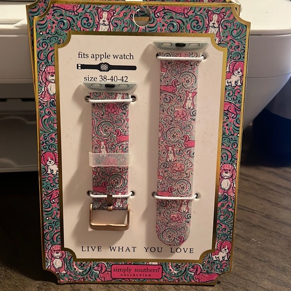 Simply Southern Accessories Bnwt Simply Southern Puppy Dog Apple